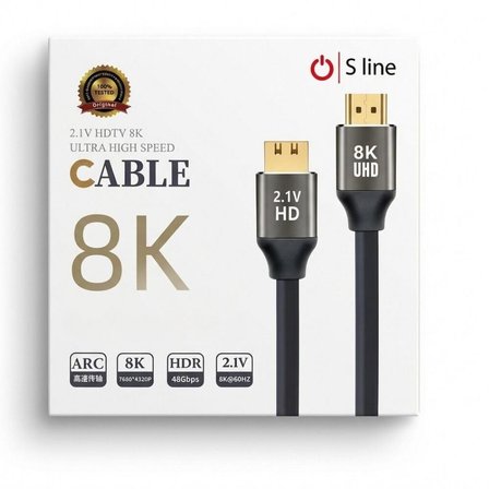 S Line 3Metre 8K HDMI Kablo 2.1v 60Hz