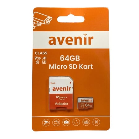 Avenir 64GB Micro SD Hafıza Kartı
