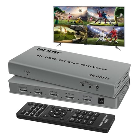 Novacom NVC-HDSW4-Q 4K HDMI 4x1 Quad Multi-Viewer 4Giriş 1Çıkış