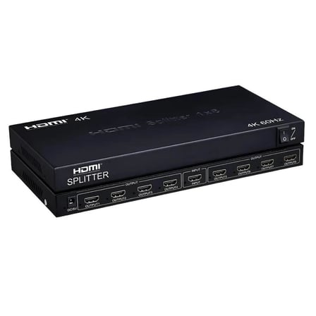 Novacom NVC-HDSQP4K8 4K 1X8 HDMI Splitter