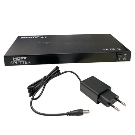 Novacom NVC-HDSQP4K8 4K 1X8 HDMI Splitter