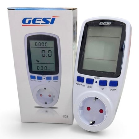GeSi KWE-PM01 Priz Tipi Wattmetre 16A 3680W