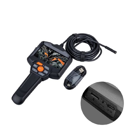 Electroon PM-14282 3 Metre Kablolu 4.3inç LCD Ekran Şarjlı Endoskop Yılan Kamera