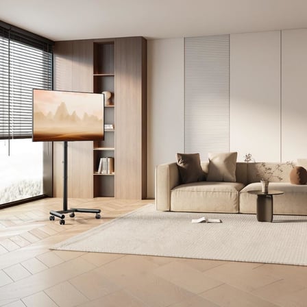 Vontech VT-5022 13-50'' Tekerlekli Ayaklı Hareketli TV Standı