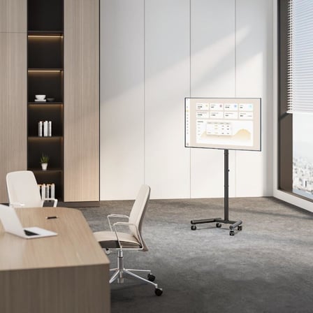 Vontech VT-5022 13-50'' Tekerlekli Ayaklı Hareketli TV Standı