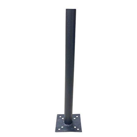 Antenci 50cm Düz Anten Borusu 40mm - Siyah