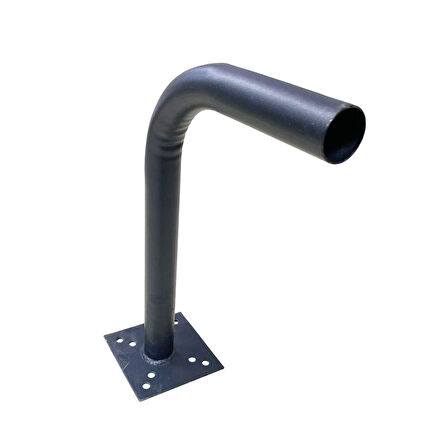 Antenci L Anten Borusu 40cm 40mm Siyah