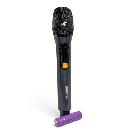 Rose Voice HP-503 6.5'' 100Watt Taşınabilir Ses Sistemi - El Tipi Telsiz Mikrofonlu