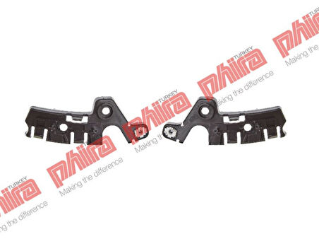 Renault Tampon Baglantı Braketi On Sol / Sag Takım Plastık Megane III 08>12 - Phira Mg-08420
