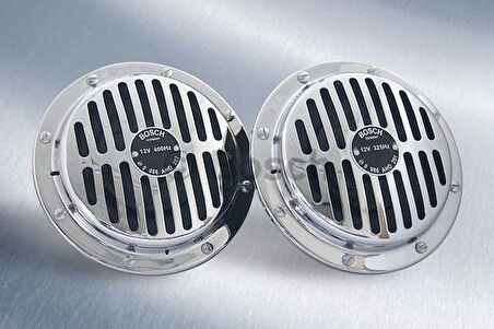 Vag Yuksek Ses Superton Buyuk Kafa Nikelaj Korna 12v 325/400 Hz 110 Db - Bosch 0986ah0203