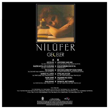 Nilüfer-Geceler LP Plak