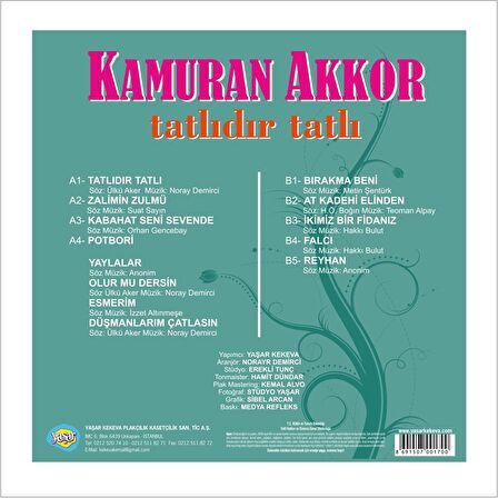 Kamuran Akkor - Tatlıdır Tatlı  (Plak)  