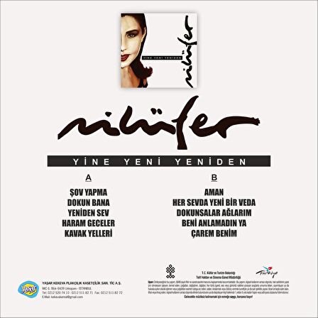 Nilüfer - Yine Yeni Yeniden  (Plak)  