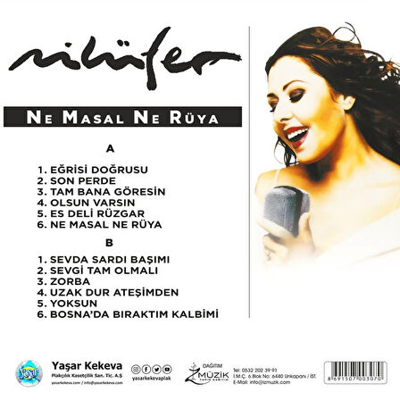 Nilüfer Ne Masal Ne Rüya - Plak