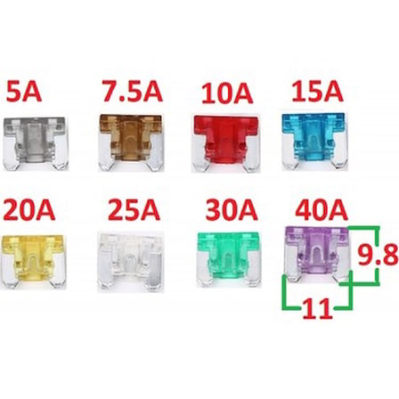 Oto Elektrik Kontrol Kalemi + 21'li Mikro Yassı Sigorta Seti (Araç Devre Test ve Sigorta Kit)