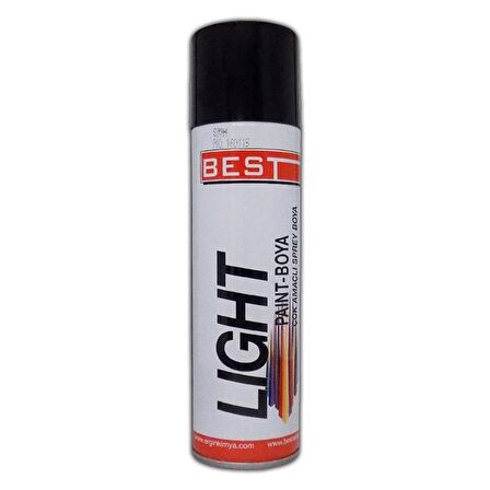 Best Light Sprey Boya Parlak Siyah 250 Ml