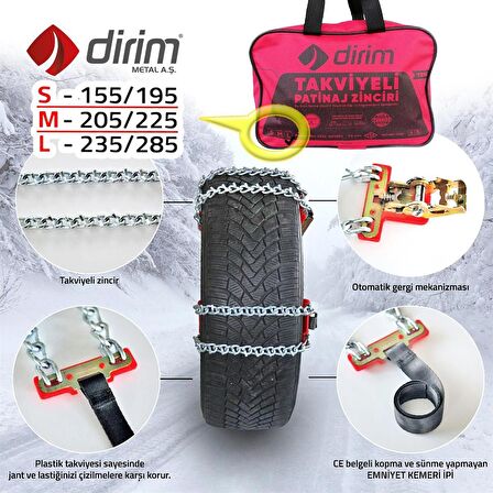 Dirim Kar Zinciri Large KZ103 - 6 Adet