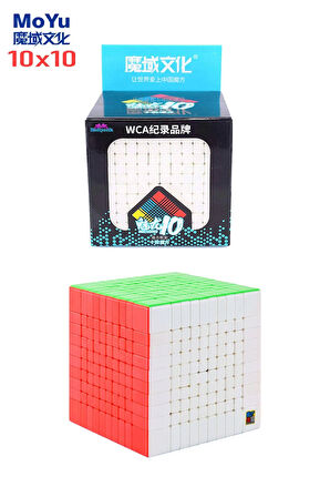 Moyu Meilong 10x10 Zeka Küpü Akıl Küpü Rübik Küp Speed Cube