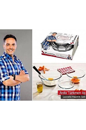 Paşabahçe 4 Parça Borcam Isıya Dayanıklı Arda Türkmen Hazırlık Seti