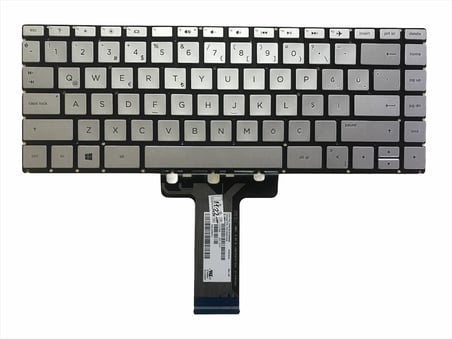 Hp x360, 14-BA, 14-BS Serisi Notebook Klavyesi (Silver-Gri TR) KL0338S