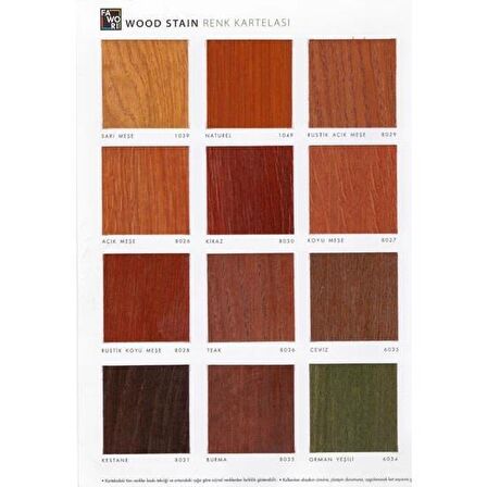 Fawori Wood Stain Ahşap Verniği Sarı Meşe 0.75 Lt.