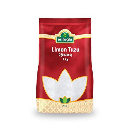 Arifoğlu Limon Tuzu Öğütülmüş 1000g