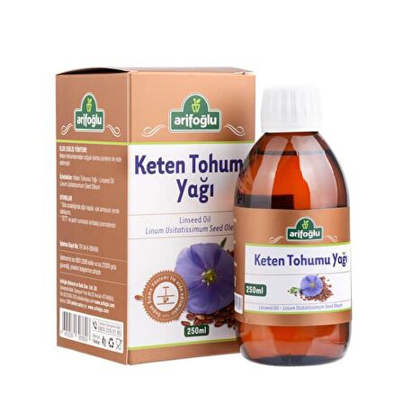 Arifoğlu Keten Tohumu Yağı 250ml