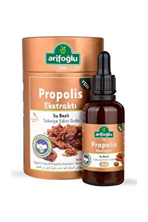 Arifoğlu Organik %5 Lik Propolis Ekstraktı Su Bazlı Takviye Edici Gıda 50ml