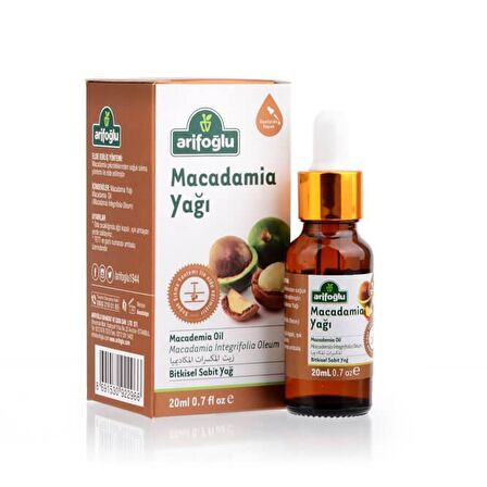 Arifoğlu Macadamia Yağı 20ml