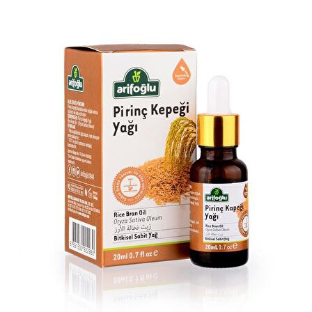 Arifoğlu Pirinç Kepeği Yağı 20ml