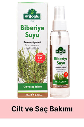 Biberiye Suyu 125mL x (2 Adet)- Rosemary Hydrosol - Biberiye Hidrosölü