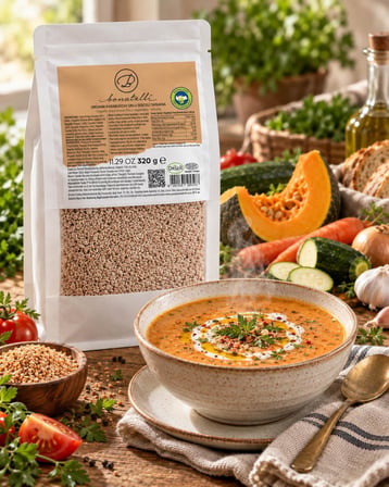 Organik Karabuğday Unlu Sebzeli Tarhana 320 G