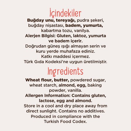 Bademli Kavala Kurabiye 250 G