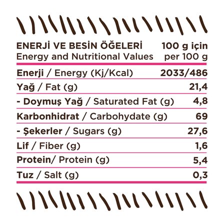 Ahududulu Kalp Kurabiye 250 G
