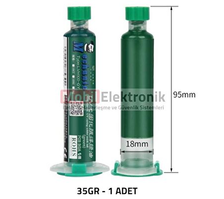 Mechanic UV Anakart Pcb Bord Lehimleme Yalıtım Boyası 10cc SİYAH