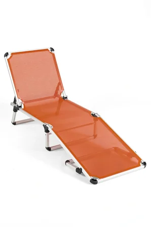Missidea Alüminyum Katlanır ve Taşınır Şezlong Orange