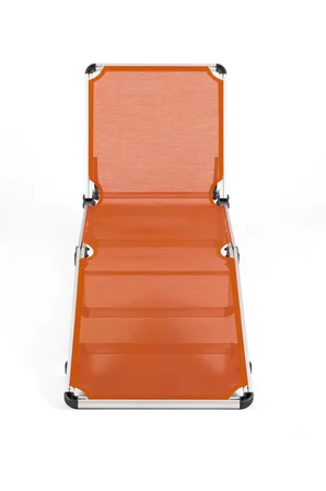 Missidea Alüminyum Katlanır ve Taşınır Şezlong Orange