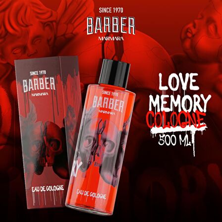 Love Memory EDC Premium Kolonya Cam Şişe 500 ML