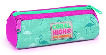 Coral High 23111 Flamingo Desenli 3'lü Okul Çantası Seti ch23111set