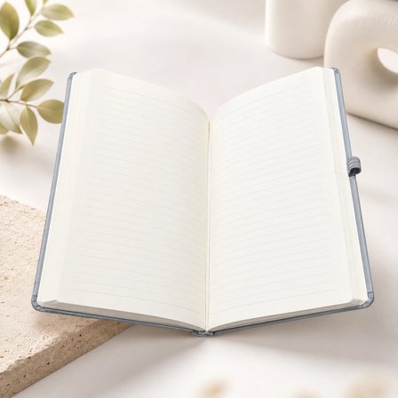 Şık Tasarım Lastikli Ajanda/Defter - 4 Farklı Renk Seçeneği 