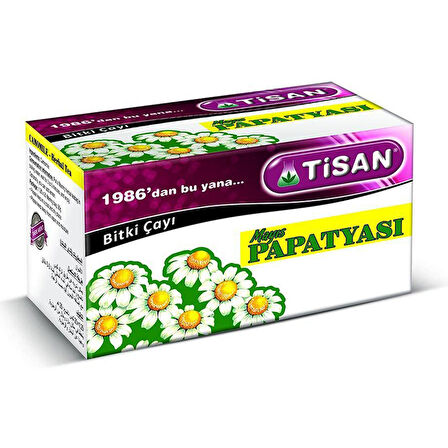 Tisan Mayıs Papatyası Bitki Süzen Poşet Çay 2 x 20'li