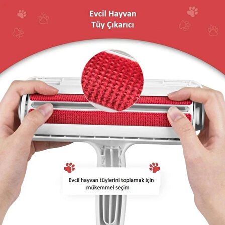 Markapet Kedi Köpek Tüy Toplayıcı Hazneli Gırgır 7-12-20 cm