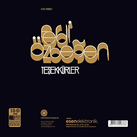 Ferdi Özbeğen Teşekkürler - Plak