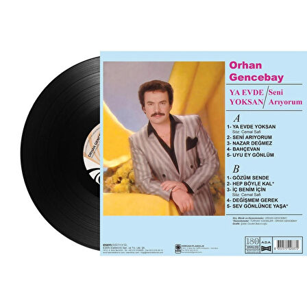 Orhan Gencebay - Ya Evde Yoksan (Plak)