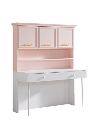 Rosa Genç Odası - 3 Kapılı Dolap, Karyola, Komodin, Masa, Şifonyer, Kitaplık