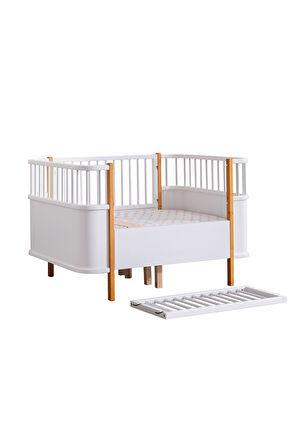 Sallanan MDF Beşik, Bella Büyüyen Beşik 90x120 - Bella Karyola 90x190