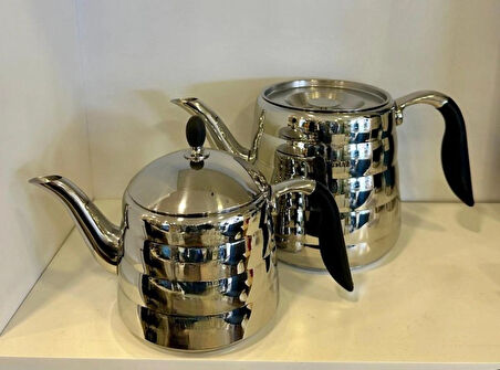 Korkmaz Viva Siyah Çaydanlık Takımı 2.5 lt A219