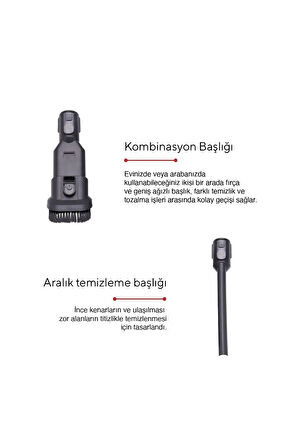 KORKMAZ A921 STORMİA ŞARJLI DİKEY SÜPÜRGE