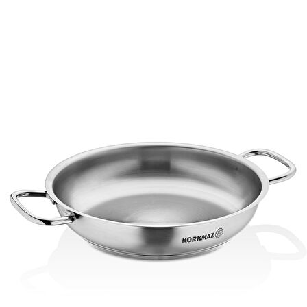 Korkmaz Proline Paella Satin 40 cm Çift Saplı Tava
