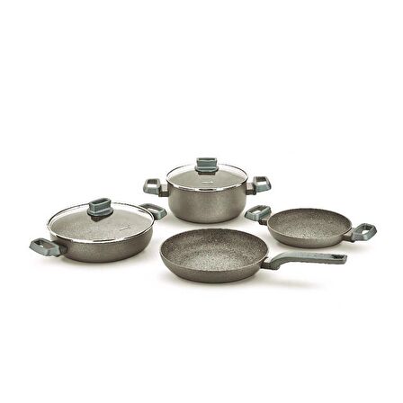 Korkmaz Bahama 20 cm-24 cm-24 cm-20 cm Tencere Seti 4'lü